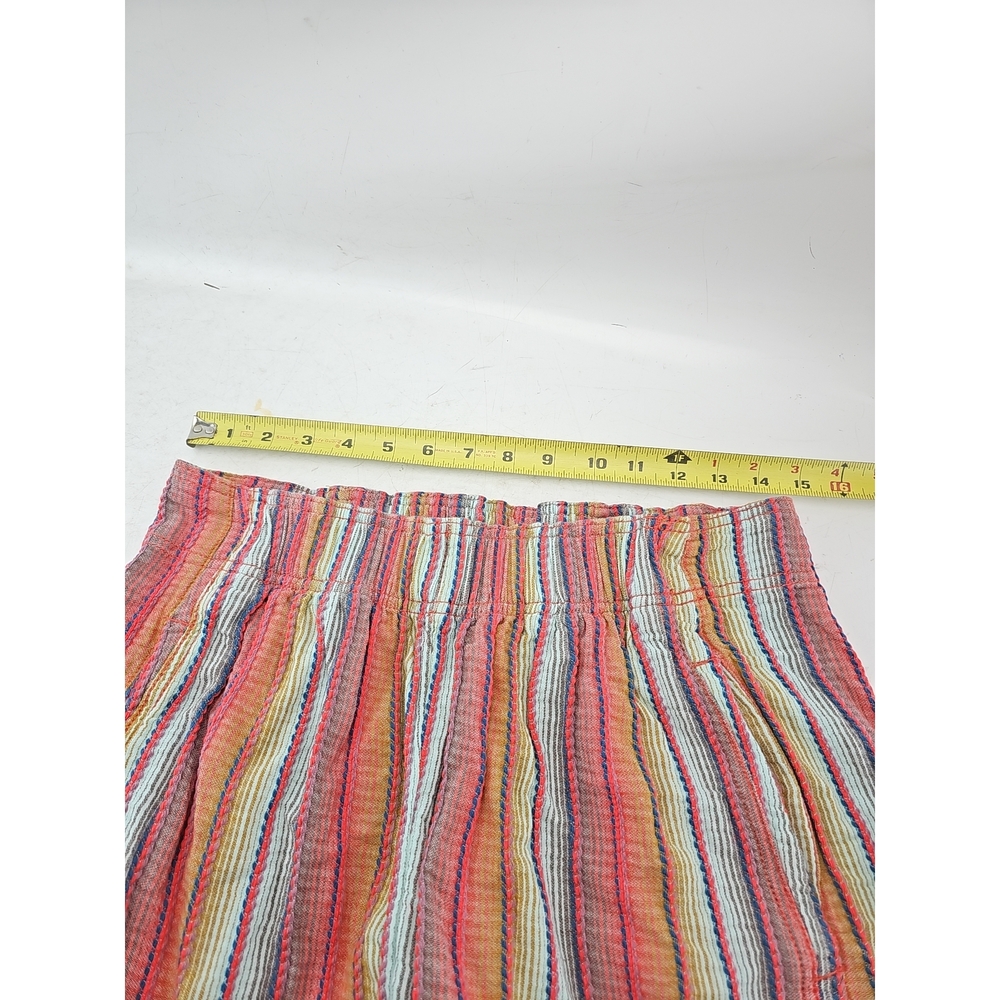 Free People Red Brown Combo Striped Wide Leg Pants - Picture 5 of 5